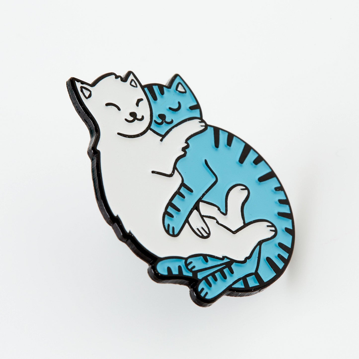 Cuddling Cats Soft Enamel Pin