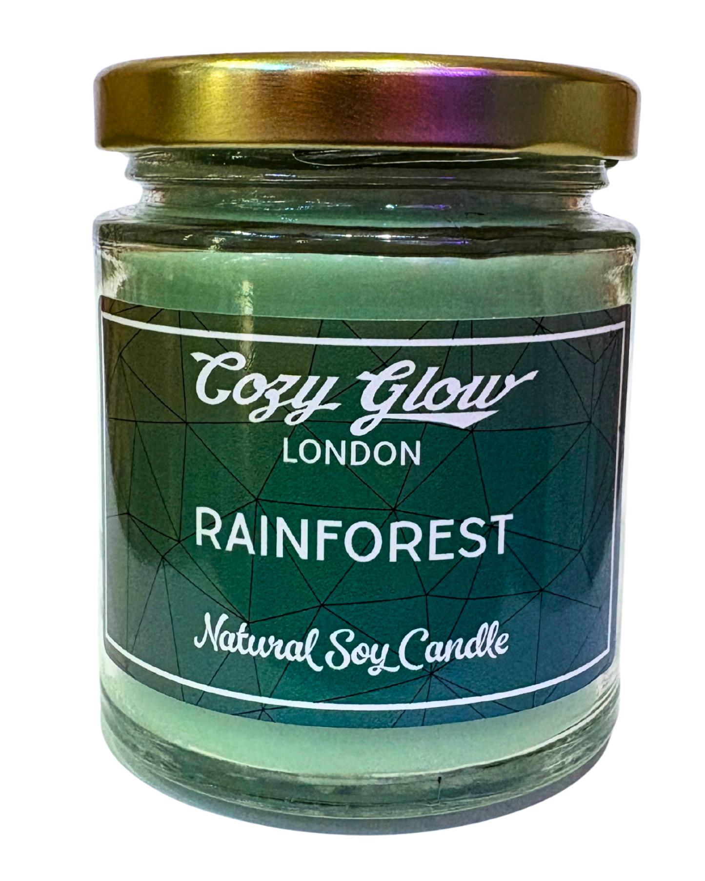 Bougie de soja de forêt tropicale