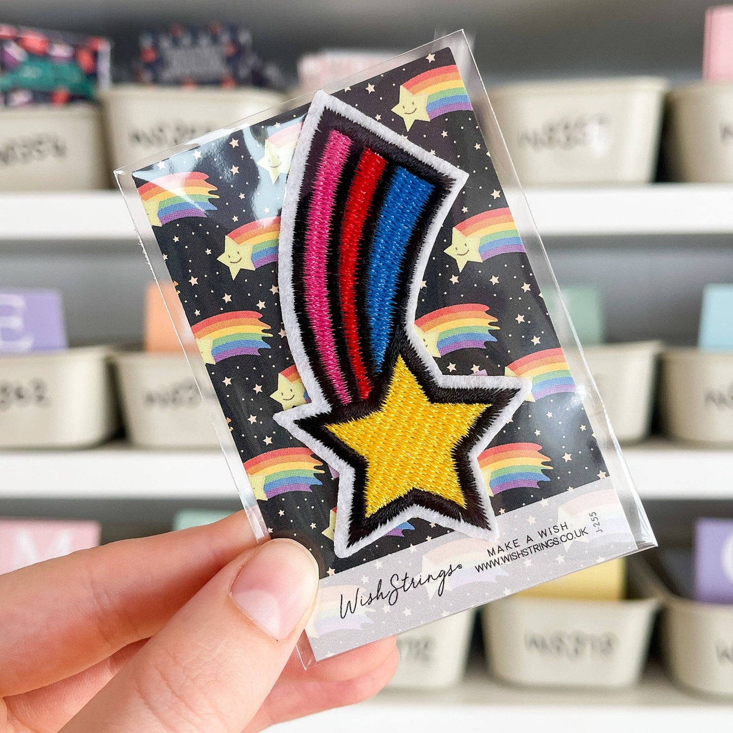 Shooting Star, Iron on Patch