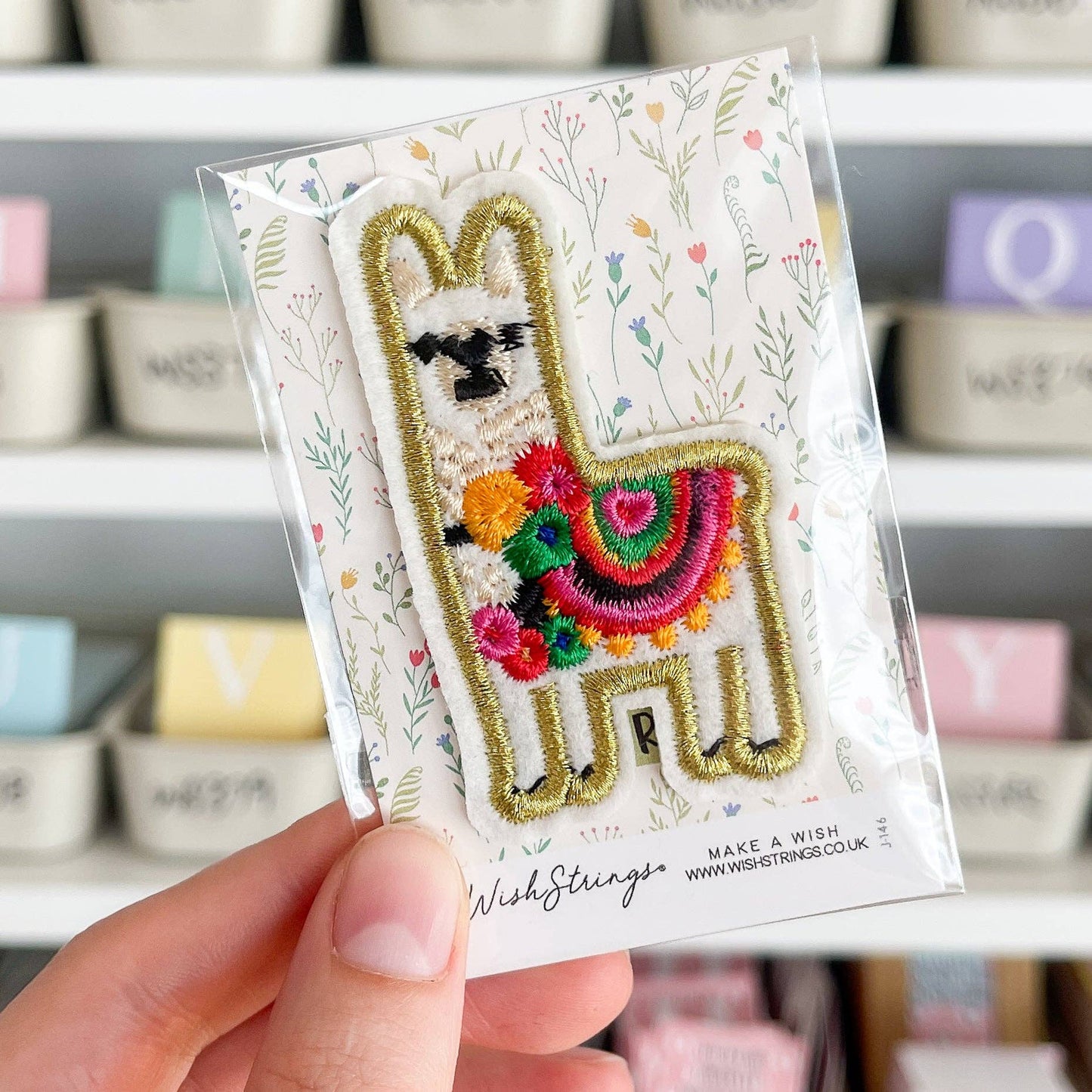 Llama, Iron on Patch