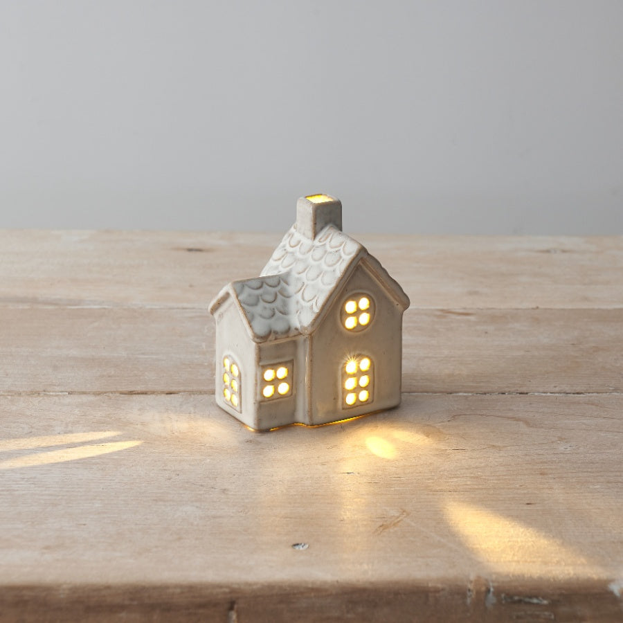 Light Up Cottage House, 10Cm