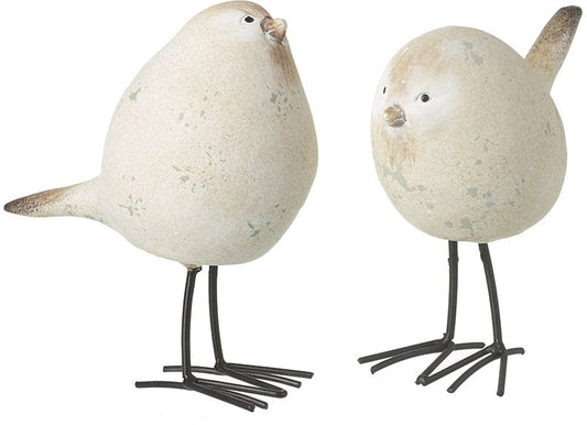 Ceramic Bird, - Set of Two