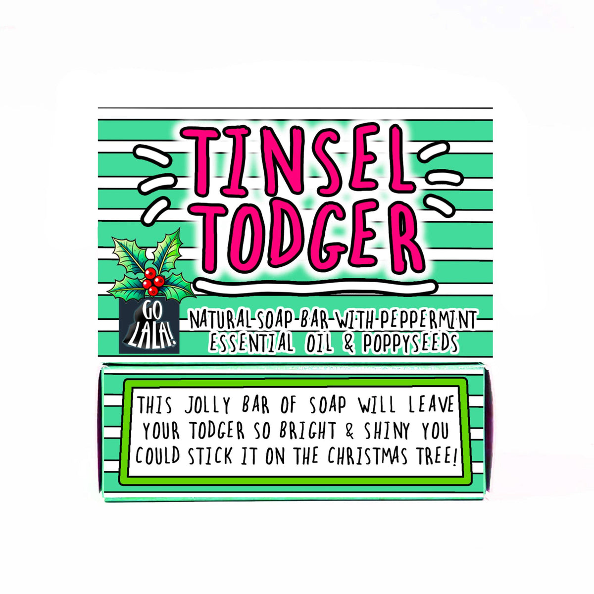 Tinsel Todger Soap Peppermint Funny Gift