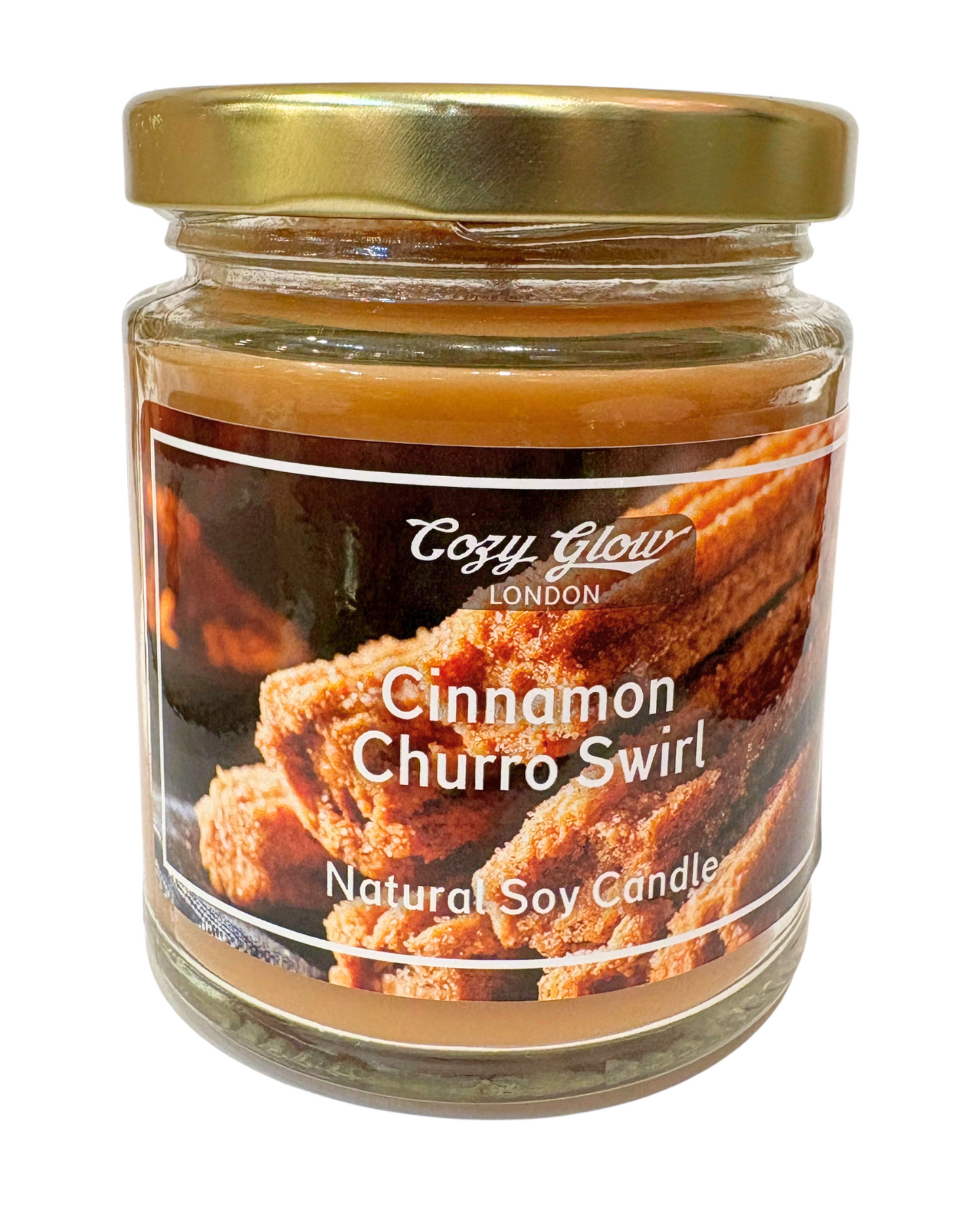 Cinnamon Churro Swirl Soy Candle