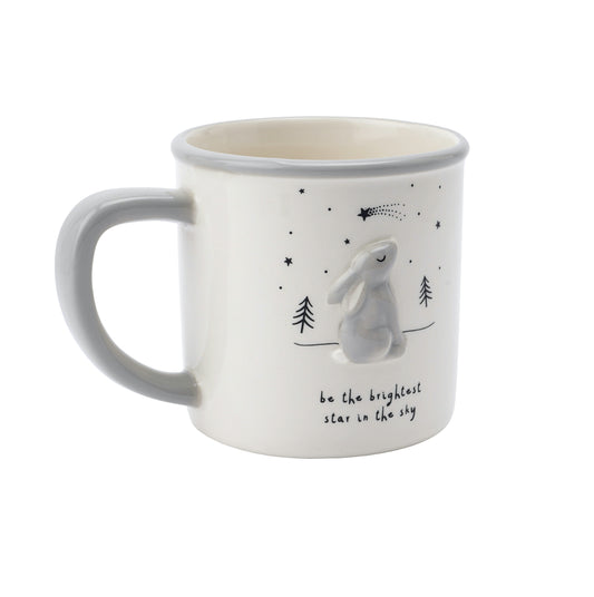 Send With Love Stargazing Hare Ceramic Mug