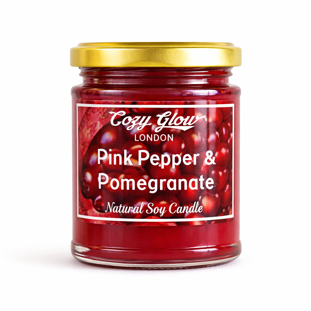 Pink Pepper & Pomegranate Soy Candle