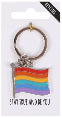 Épingles et porte-clés arc-en-ciel de fierté