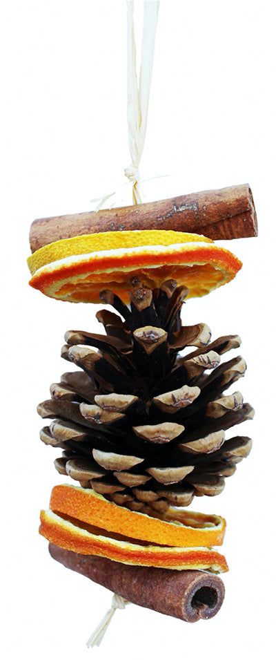 Dried Orange, Pine Cone & Cinnamon Christmas Tree Decoration – Highly Scented Festive Ornament (Copy)