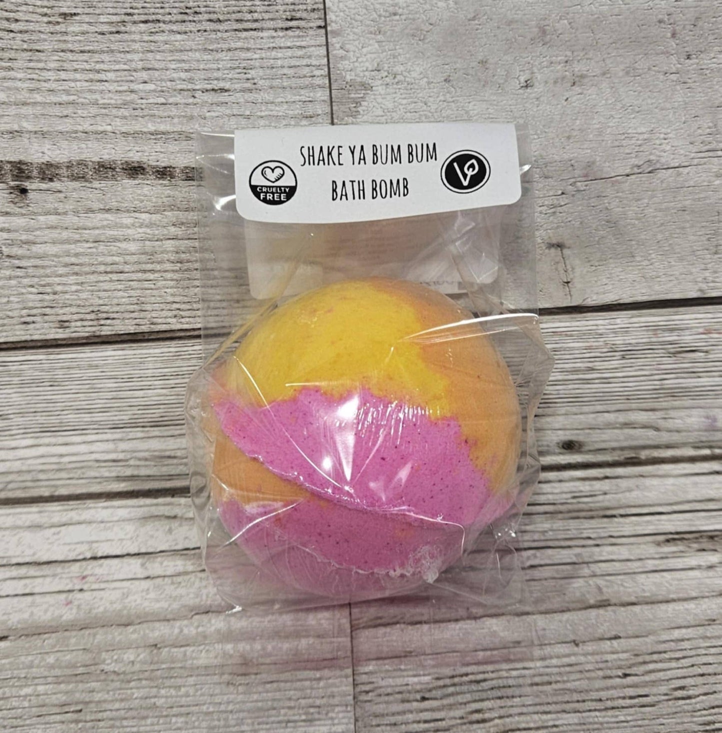Shake ya Bum Bum Jumbo Round Bath Bomb-245g