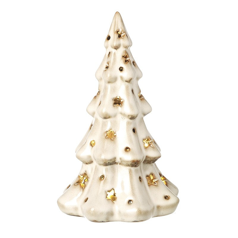White Light Up Christmas Tree