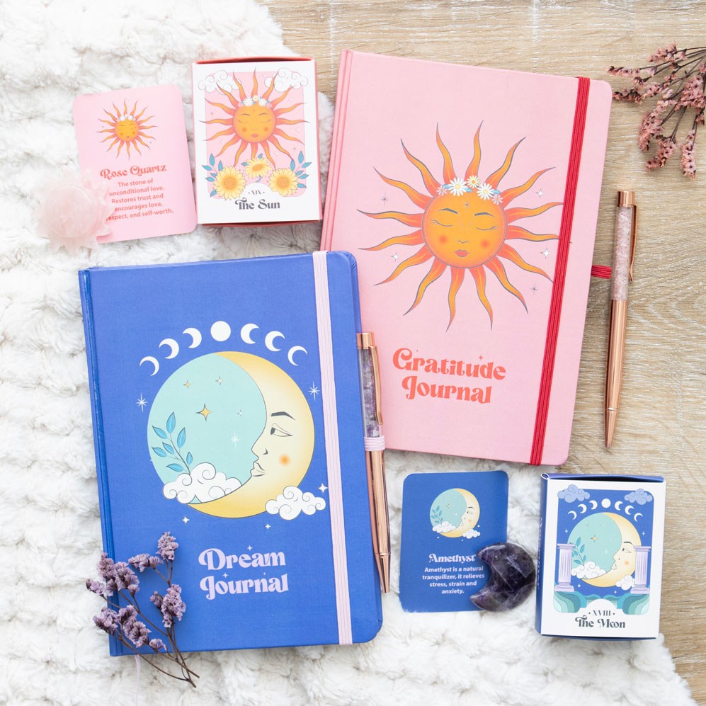 The Moon Dream Journal With Amethyst Pen