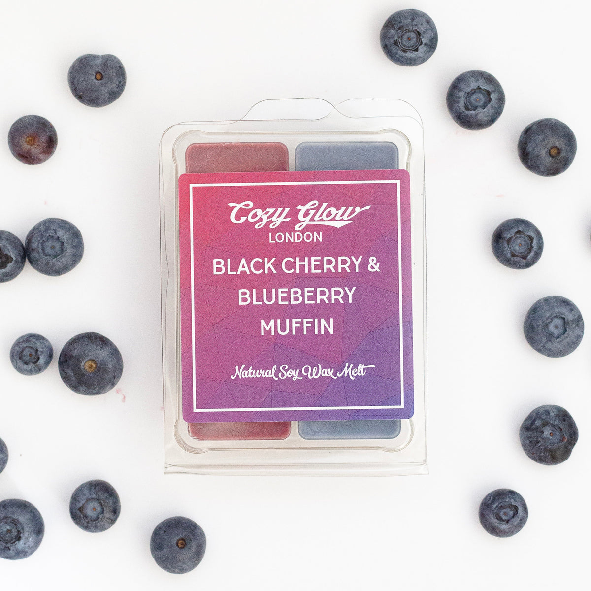 Cozy Glow Black Cherry & Blueberry Muffin Soy Wax Melt