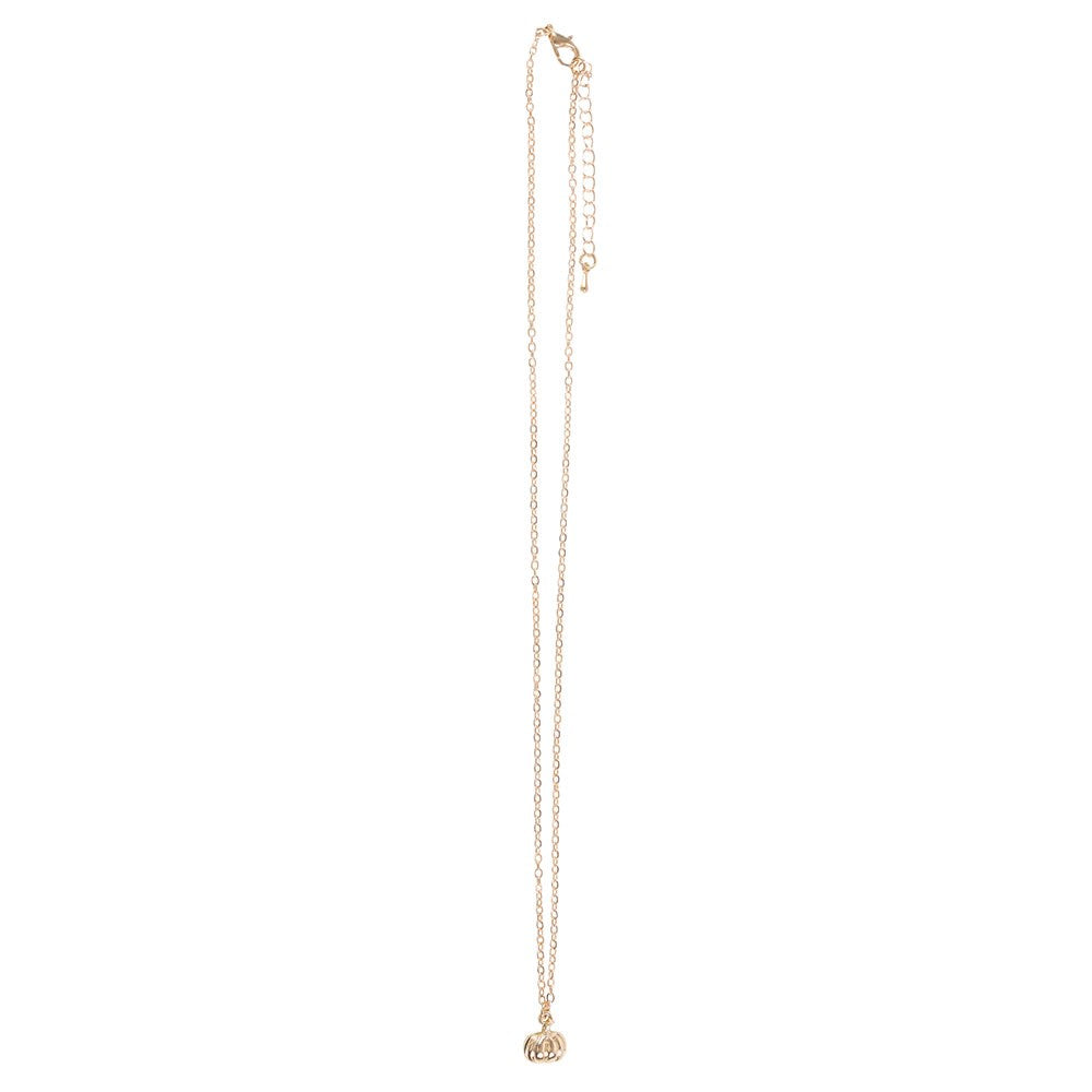 Pumpkin Necklace On Greeting Card