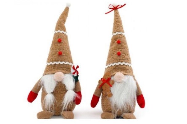 Gingerbread Gonks – Mr & Mrs, 43cm