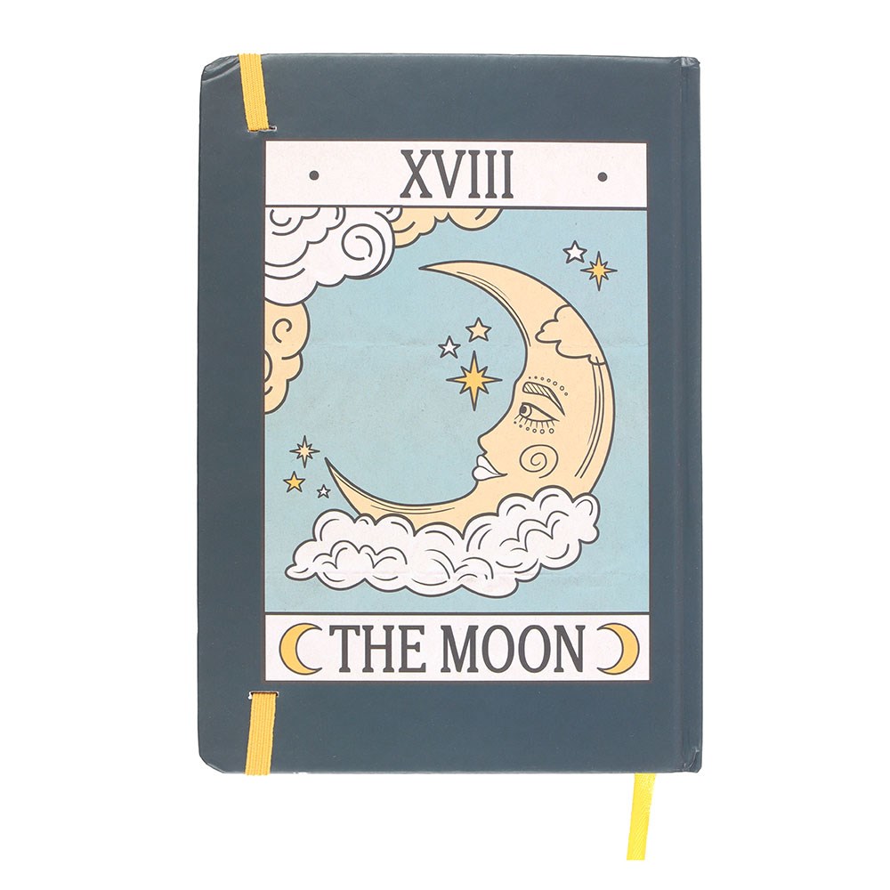 The Moon Vintage Tarot A5 Paper Notebook