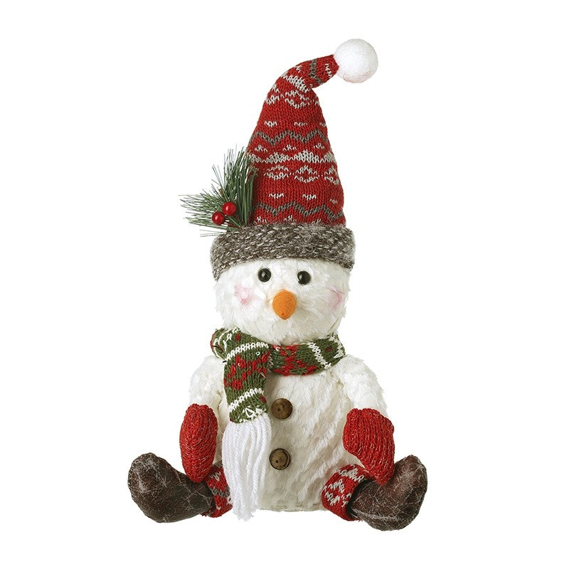 Sitting Snowman