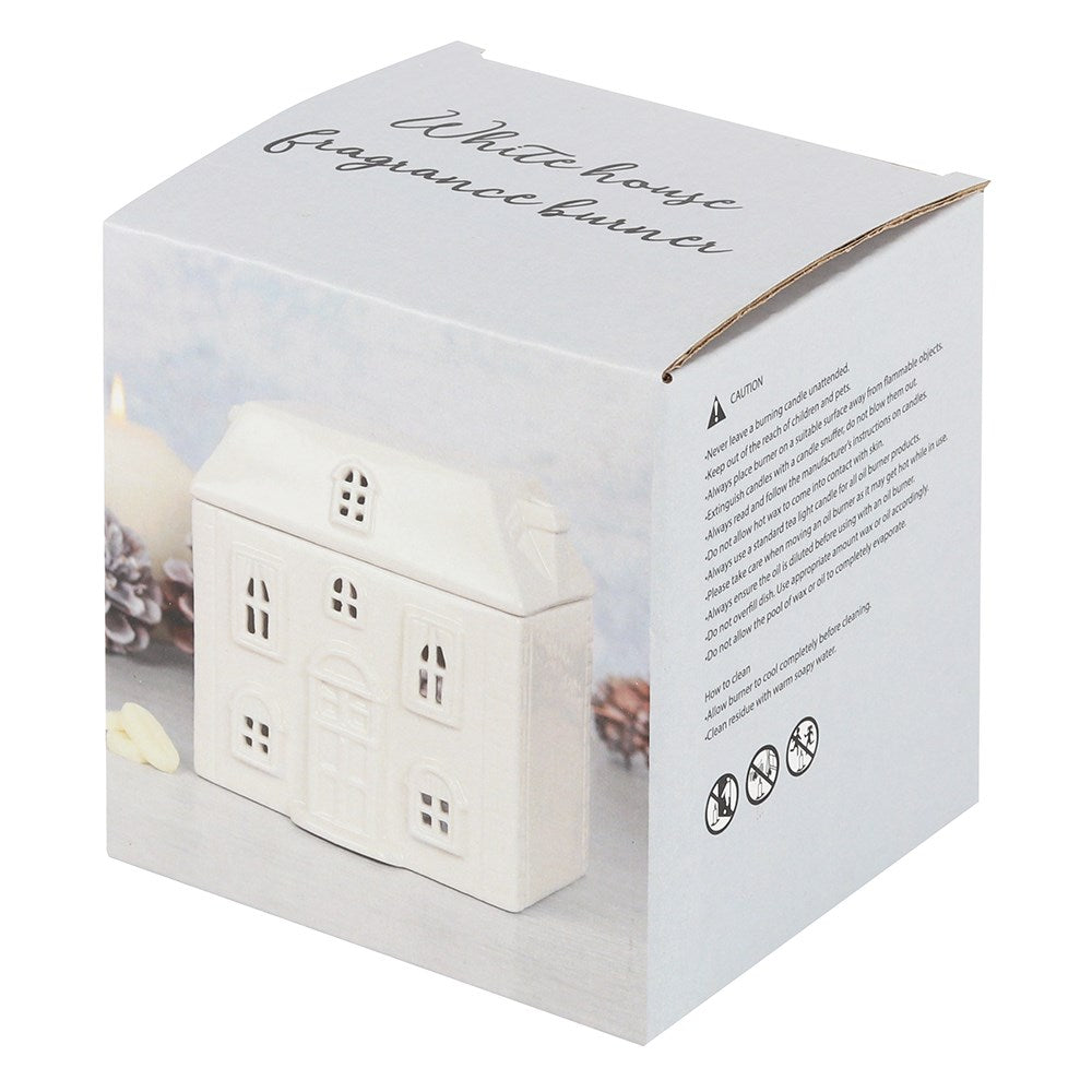 White Ceramic House Burner