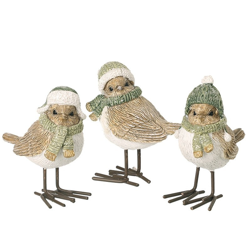 Birds in Scarves Trio Mix