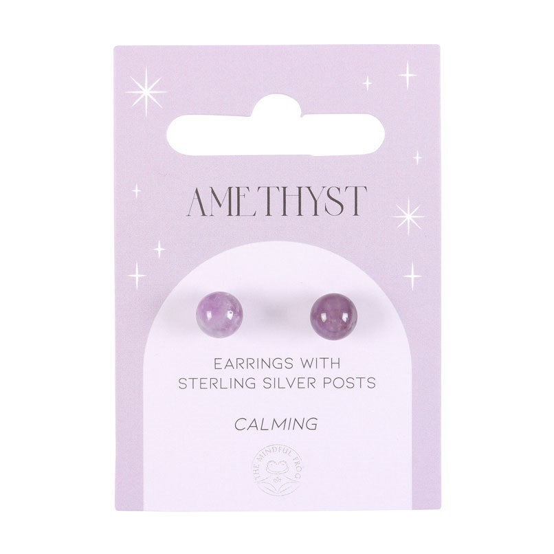 Semi Precious Crystal Earrings