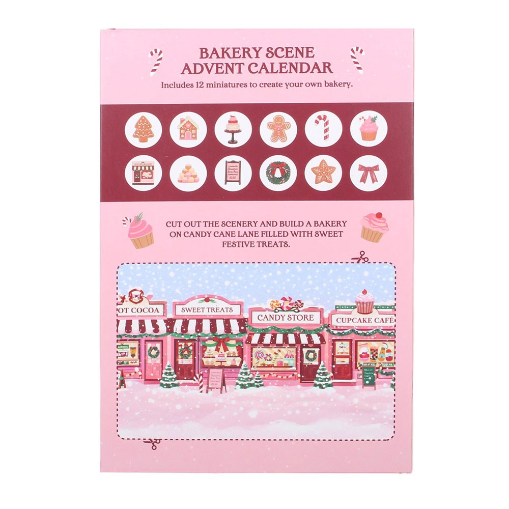 12-Day Sugarplum Bakery Scene Advent Calendar