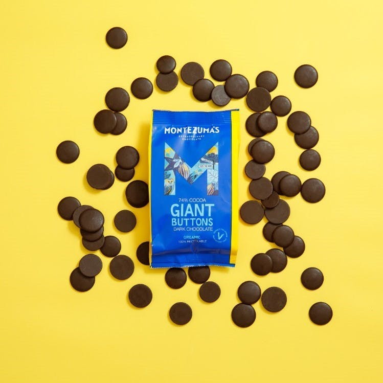 Boutons Géants Chocolat Noir 74% Bio Sachet 180g