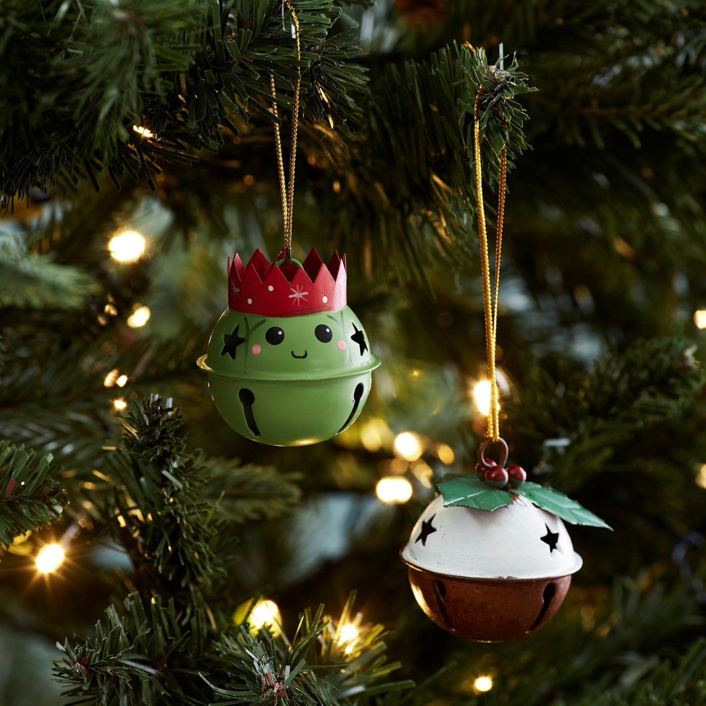 Décoration de cloche suspendue pour pudding de Noël