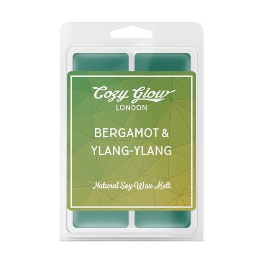 Cozy Glow Bergamot & Ylang-Ylang Soy Wax Melt Duo