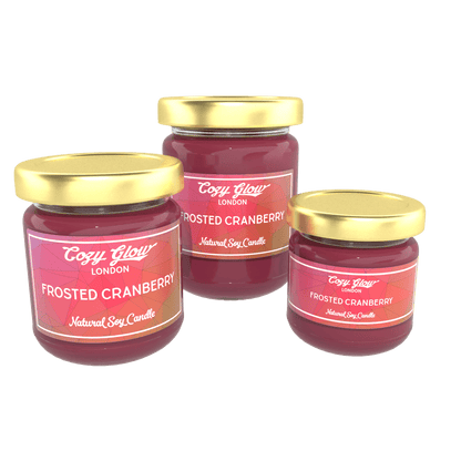 Cozy Glow Frosted Cranberry Soy Candle