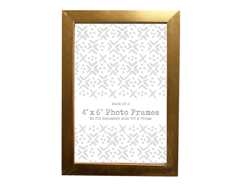 Photo Frames 6" x 4" - 2 Pack