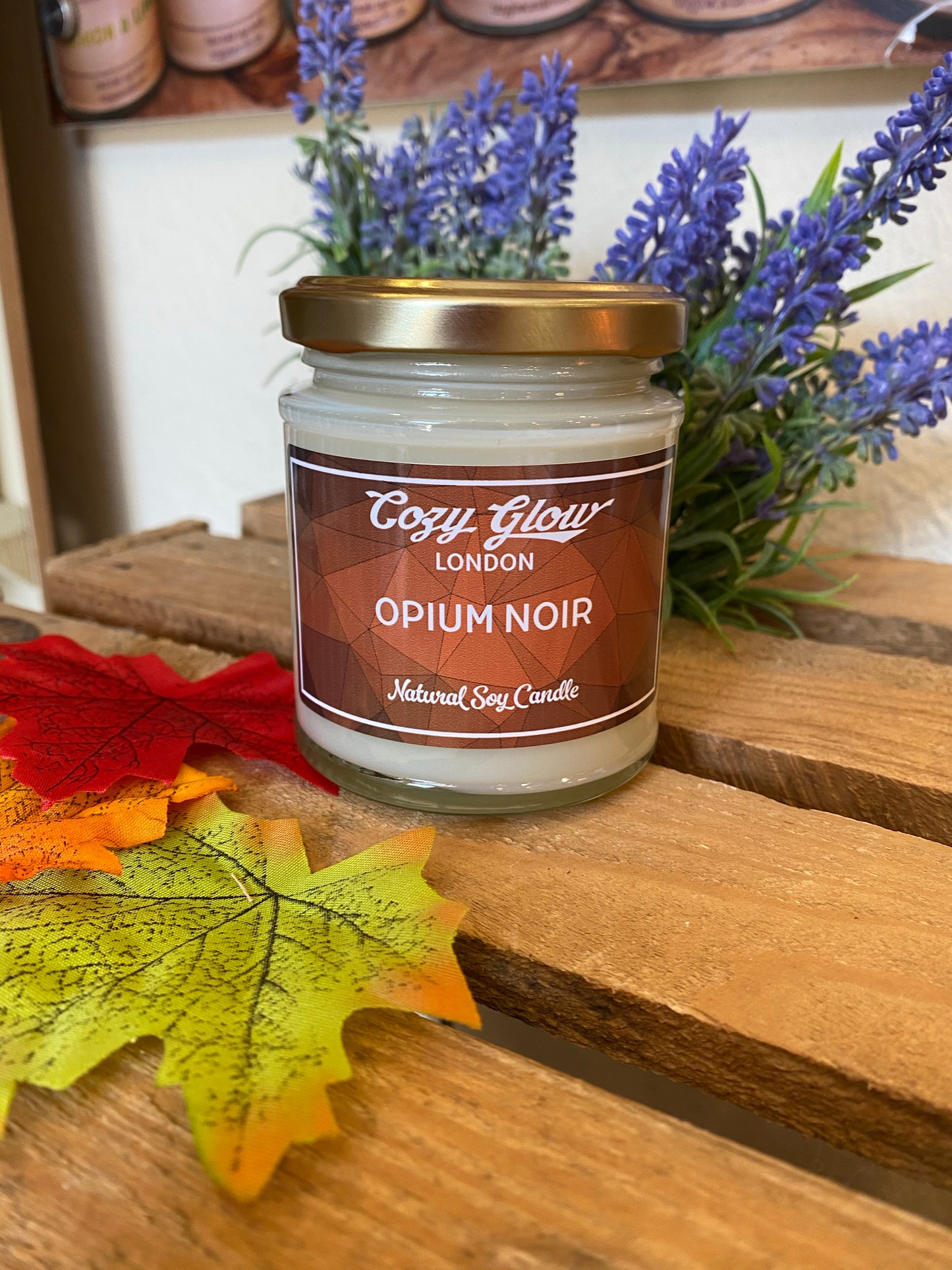 Bougie de soja Opium Noir
