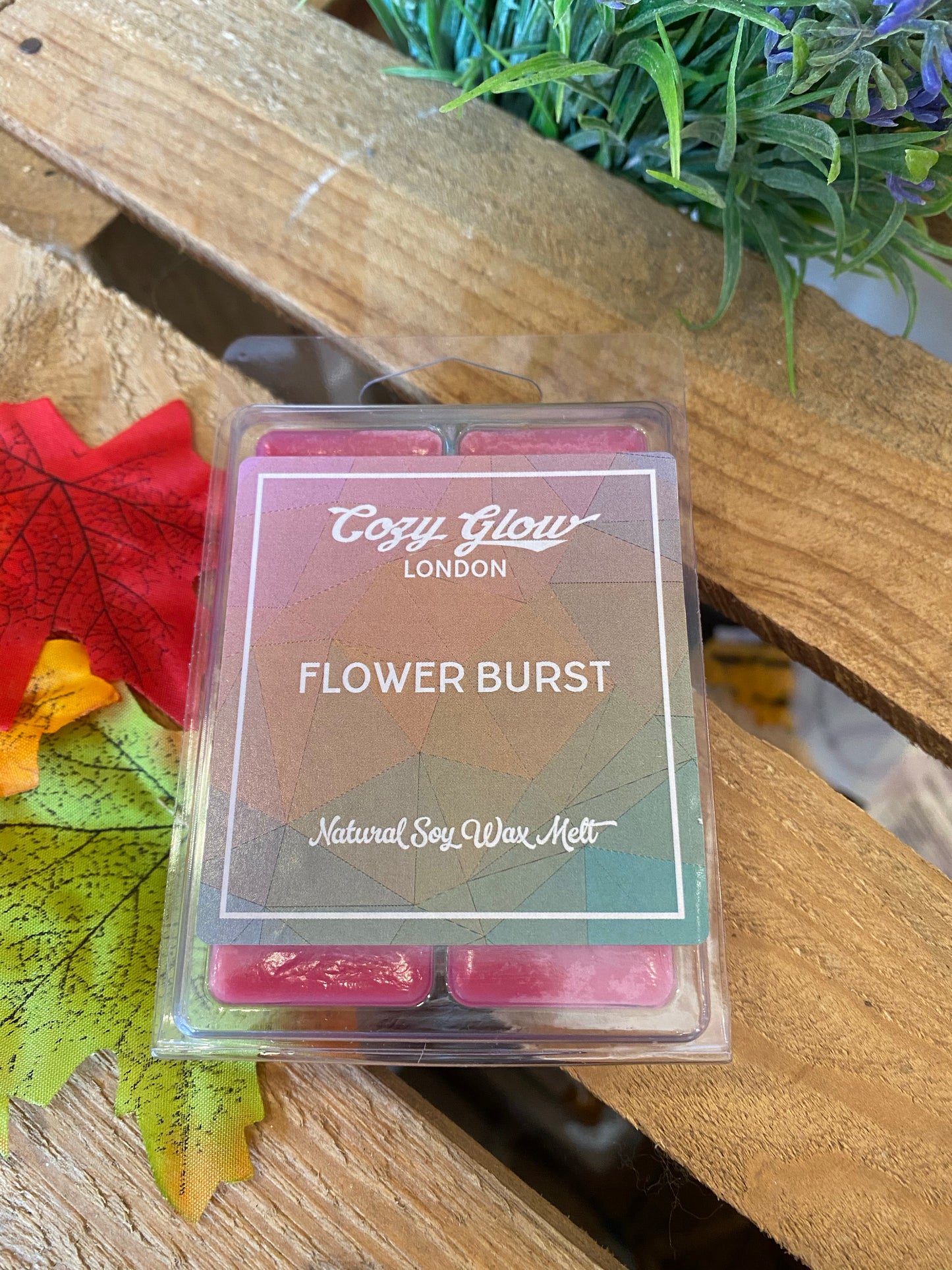 Fondre de cire de soja d’éclat de fleur