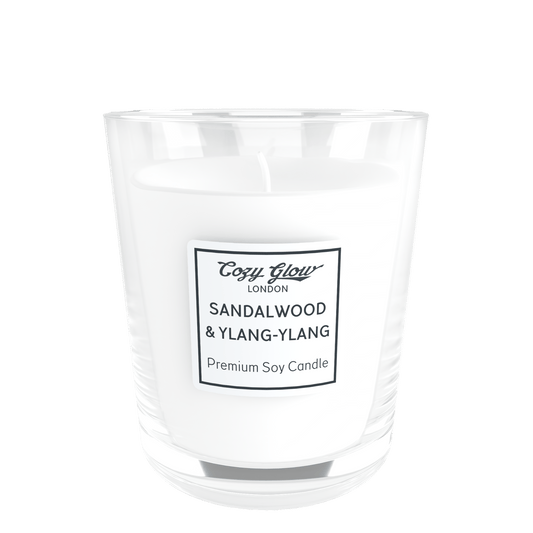 Cozy Glow Sandalwood & Ylang-Ylang Premium Soy Candle