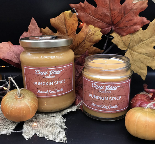 BuzzFeed selects Cozy Glow Pumpkin Spice Soy Candle for 20 autumnal products