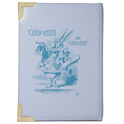 Alice in Wonderland Original Purple Book Handbag Crossbody Purse: Small