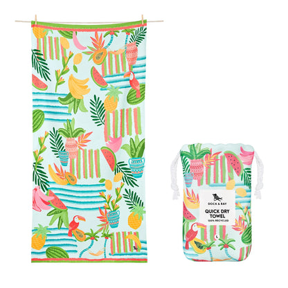 Dock & Bay Quick Dry Towels - Tropicana Treat : Large (160X90Cm)