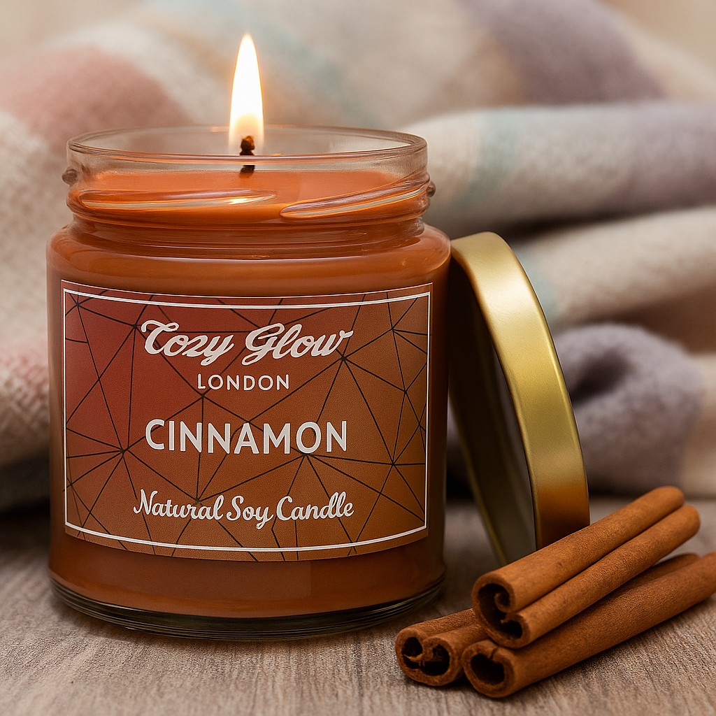 Bougie de soja à la cannelle