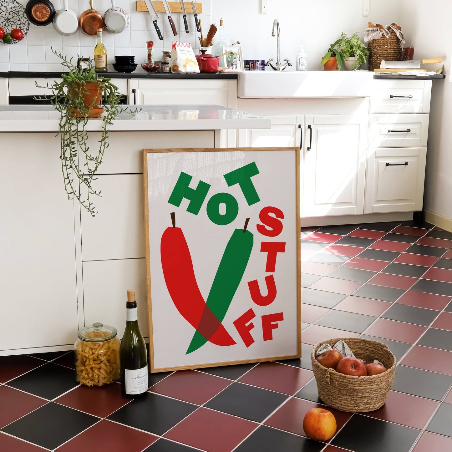 Hot Stuff Chilli Print: Unframed / A3