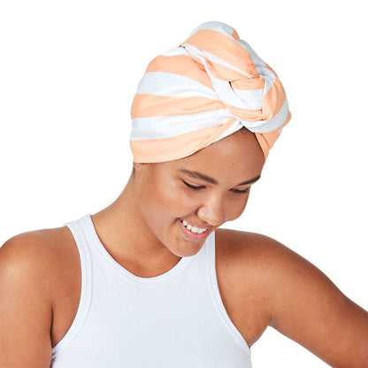 Dock & Bay Hair Wrap - Quick Dry Hair Towel - Positano Peach: Positano Peach / One Size