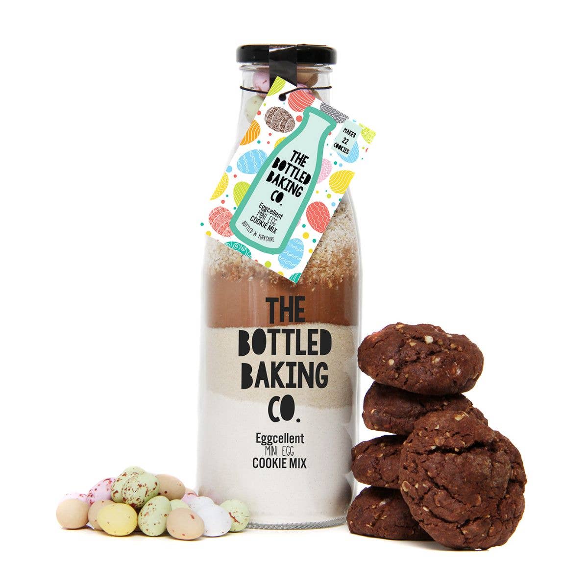 The Bottled Baking Co Mini Egg Easter Cookie Baking Mix