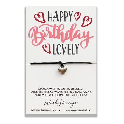Happy Birthday Lovely - Wishstrings Bracelet 