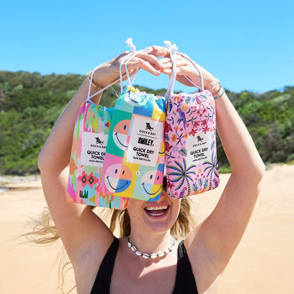 Dock & Bay Quick Dry Towel - Pink Paradise: Large (160x90cm)