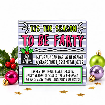 Season to be Farty -  Soap Orange grapefruit  - Funny Gift 