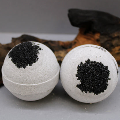 Charcoal Bath Bombs - Sea Salt & Moss