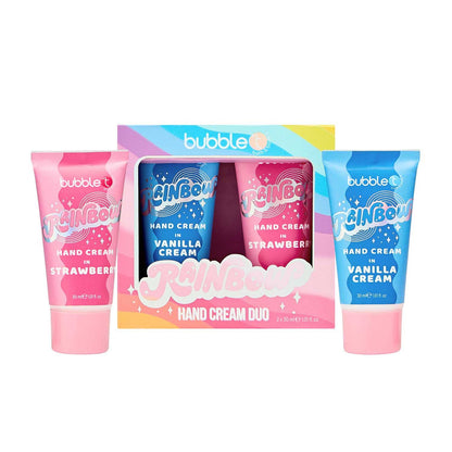 Rainbow Hand Cream Duo – Strawberry & Vanilla Cream (2 x 30m