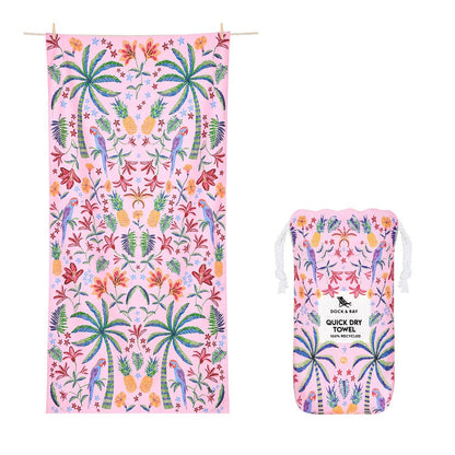 Dock & Bay Quick Dry Towel - Pink Paradise: Large (160x90cm)