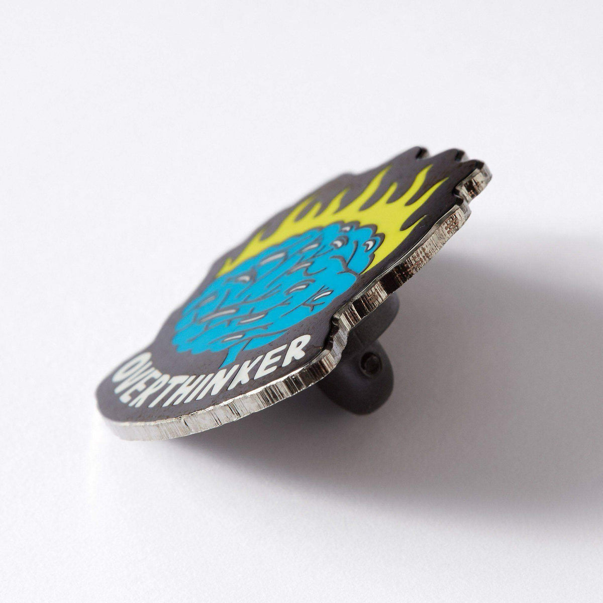 Overthinker Keychains Overthinker Enamel Pin – Cozy Glow