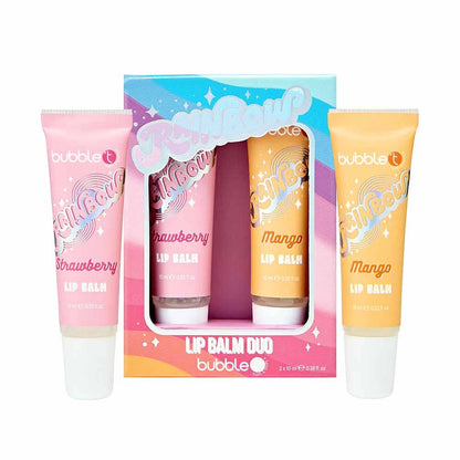 Rainbow Lip Balm Duo – Strawberry & Mango (2 x 10ml)