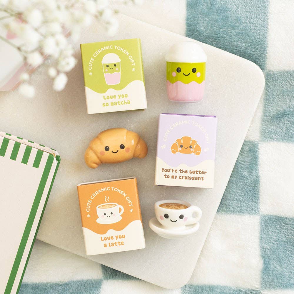 Kawaii Kafe Ceramic Cafe Token Gifts