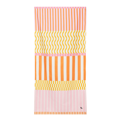 Dock & Bay Quick Dry Towels - Lemonade Waves: Extra Large (200cmx90cm)