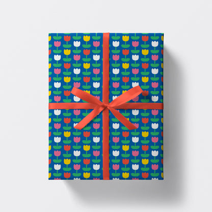 Tulips Gift Wrap | Floral Gift Wrap | Floral Wrapping Paper